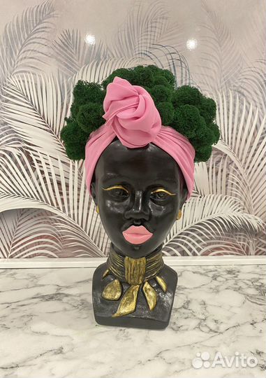 Кашпо со мхом