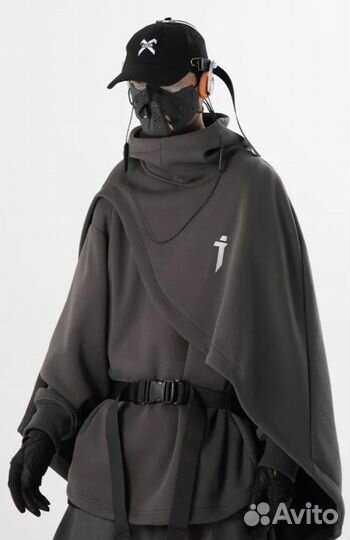 Толстовка мантия opium Rick Owens style