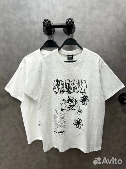 Stussy футболка оверсайз унисекс хит