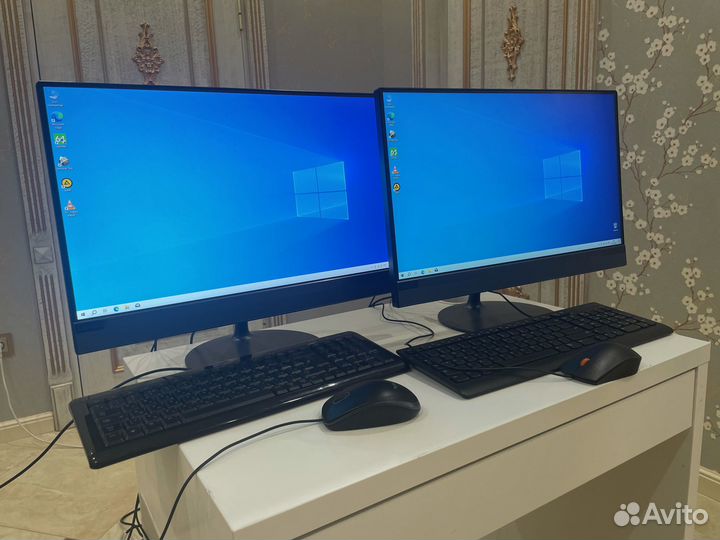 Моноблоки IPS экран, 8 озу, 256 SSD nvme, 1тб HDD