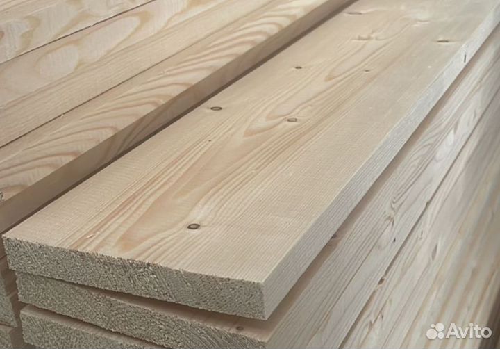 Доска сухая строганная 45х90х6000 мм