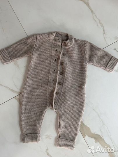 Вязаный комбинезон 80