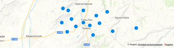 На карте