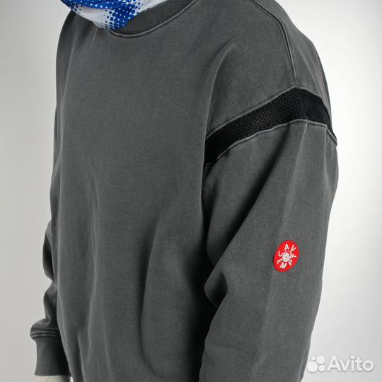 Свитшот CavEmpt серый погружной