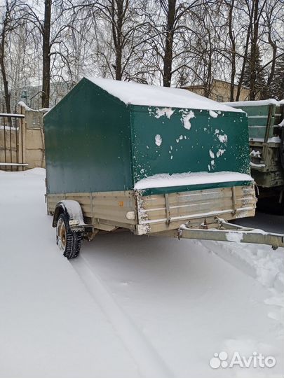 Прицеп для перевозки снегохода или квадроцикла