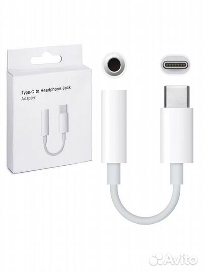 Переходник AUX Type-C на 3,5 мм Mini Jack наушники