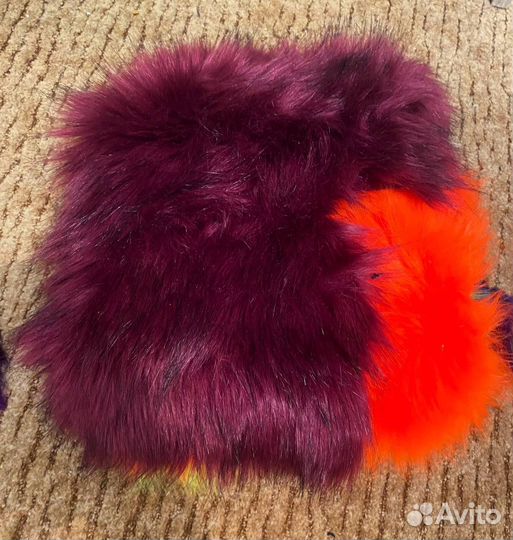 Мех песец,основа п/м