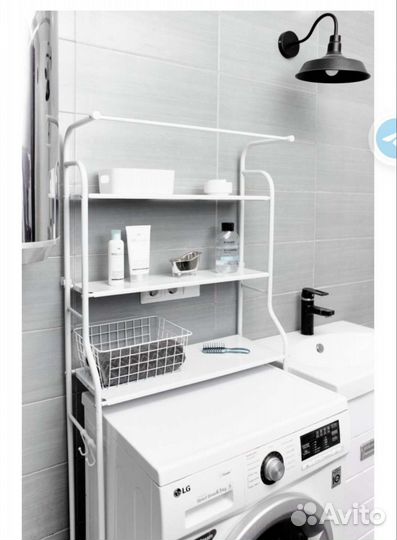 Полка для ванной металлическая