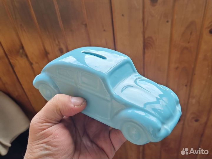 Копилка фарфор vw beetle