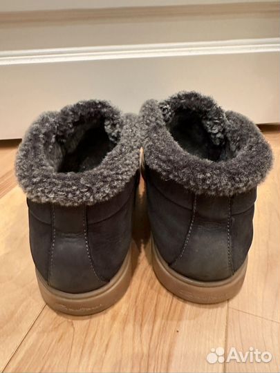 Лоферы на меху Santoni