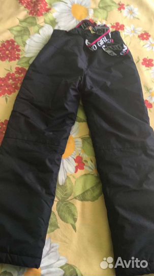 Зимние брюки для девочки 134