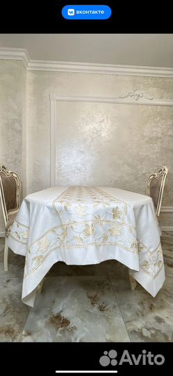 Скатерть в классическом стиле 120/160 130/180