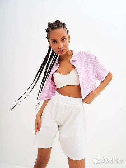 Шорты оверсайз женские спортивные юбка-шорты