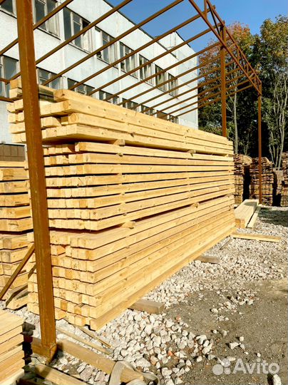 Доска обрезная 25х150х6000мм от производителя