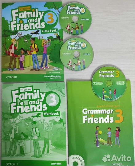 Family and friends 1,2,3,4,5,6 + Grammar Friends