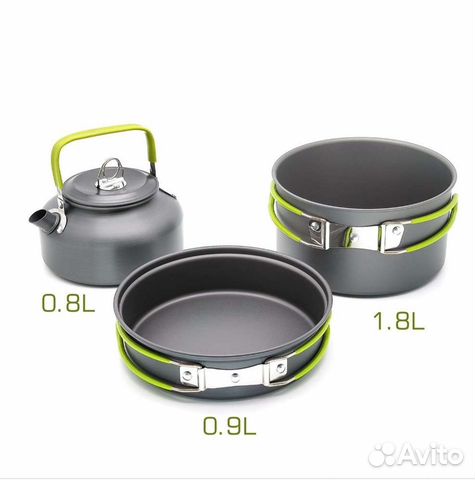 Огонек набор посуды походный (3шт)