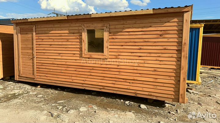 Новые деревянные бытовки