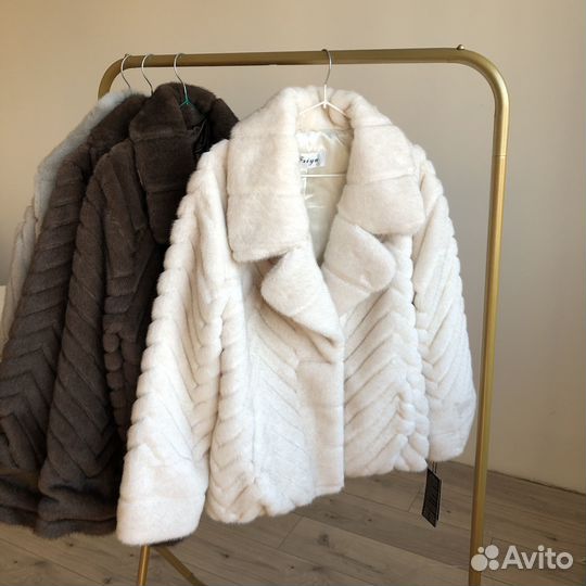 Шуба Соболь белая XS-XL новая
