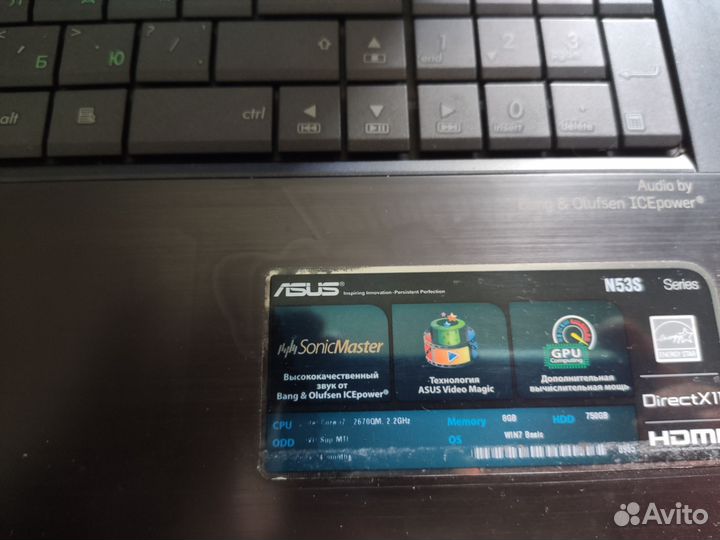 Ноутбук asus
