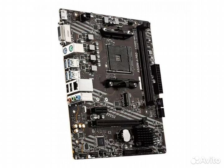 Материнская плата A520 + Ryzen 5500 + память 16 Gb