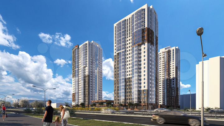 2-к. квартира, 60,4 м², 15/25 эт.
