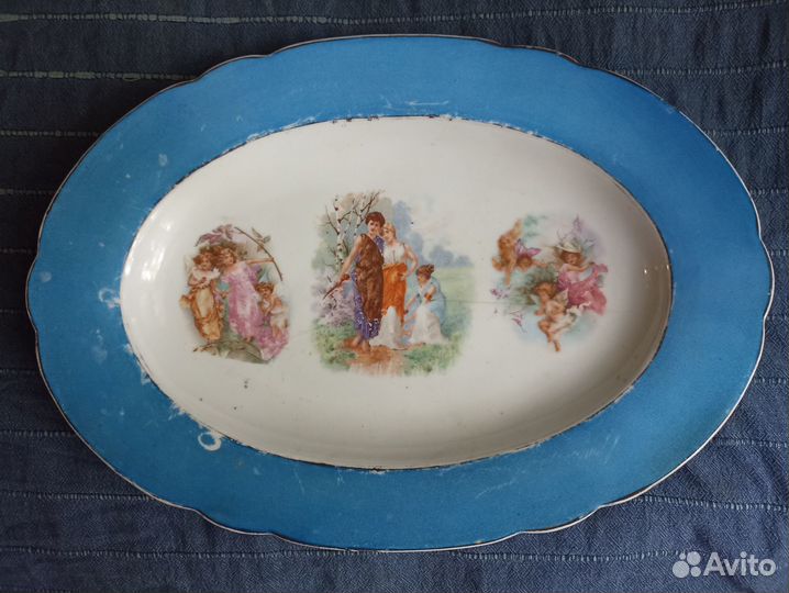 Блюдо большое из столового сервиза