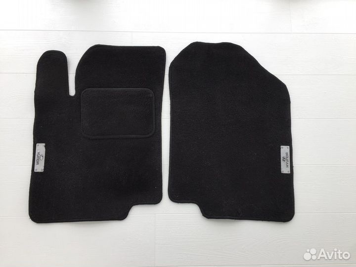 Коврики на hyundai solaris хюндай солярис ворсовые