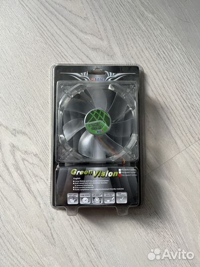 Корпусный вентилятор Titan green vision