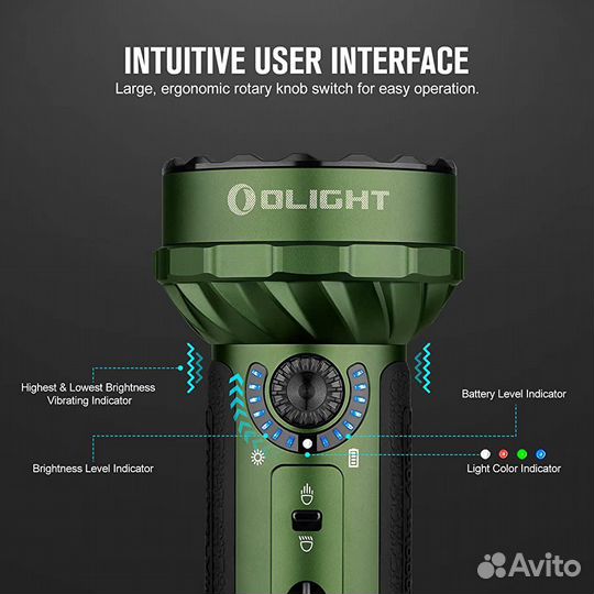 Фонарик Olight Marauder Mini Od Green