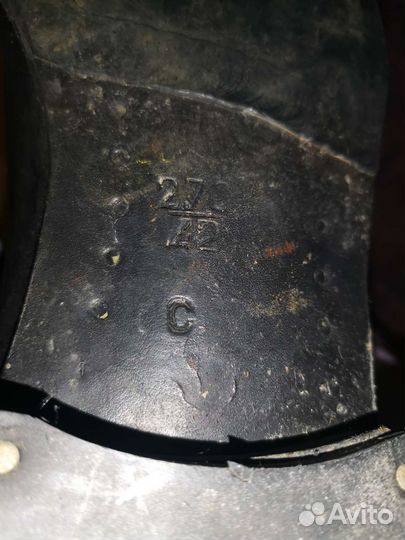 Сапоги хромовые