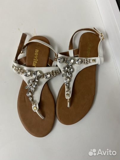 Сандали натуральная кожа 39