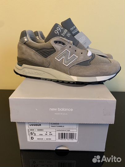 NEW balance U998GR *made IN USA*, new 5,5US