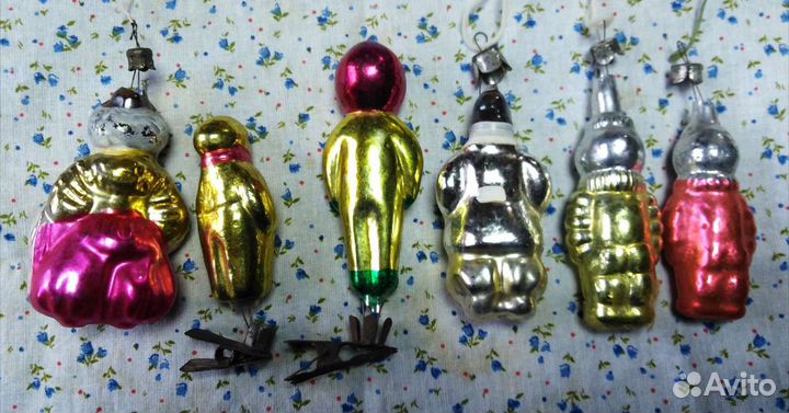 Елочные игрушки СССР