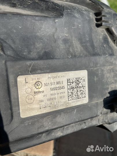 Фары на Volkswagen Golf 7