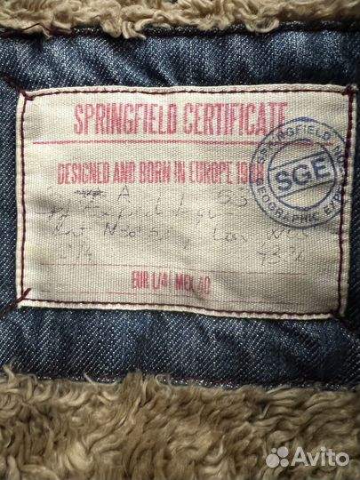 Меховая джинсовка springfield