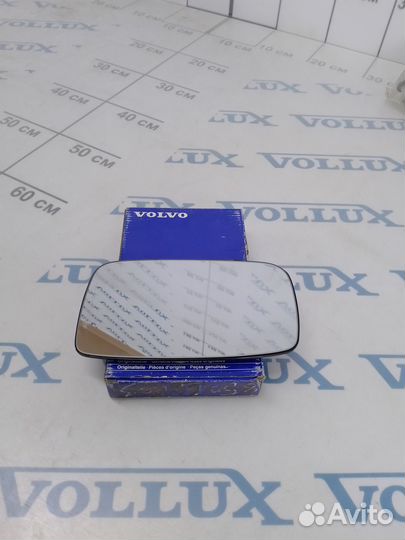 Стекло зеркала Volvo 240 740 лев.(с подогревом)