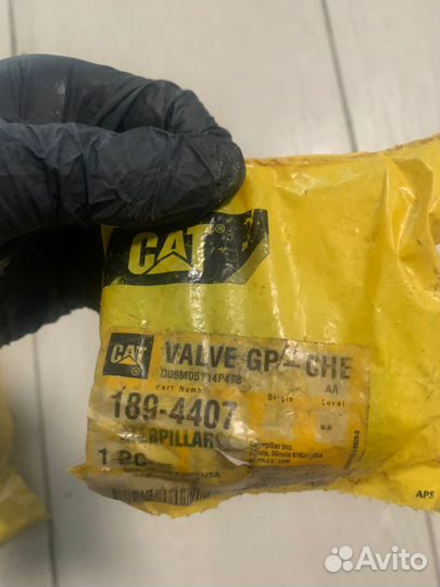 189-4407 Предохранительный клапан CAT