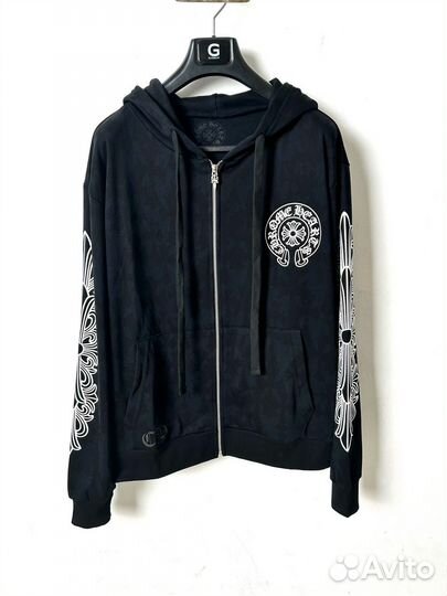 Chrome Hearts Monogram zip hoodie