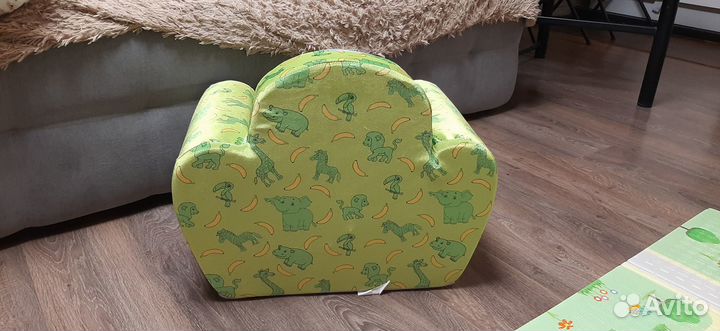 Кресло детское мягкое джунгли