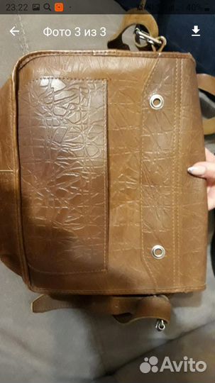 Сумка натур коженая