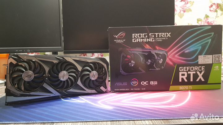 Видеокарта Asus ROG Strix GeForce RTX 3070 Ti OC 8