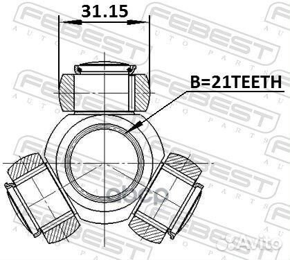 Трипоид 21X31.15 Suzuki Liana 1.6 05 0716RH416