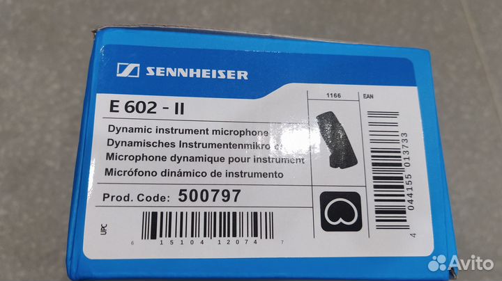 Sennheiser Е602 II (новый) микрофон для бочки