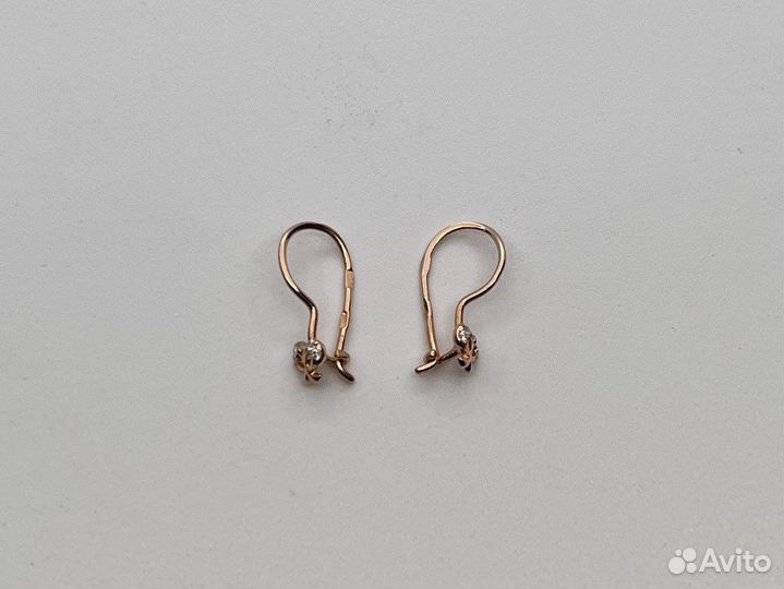 Золотые серьги 585 пробы