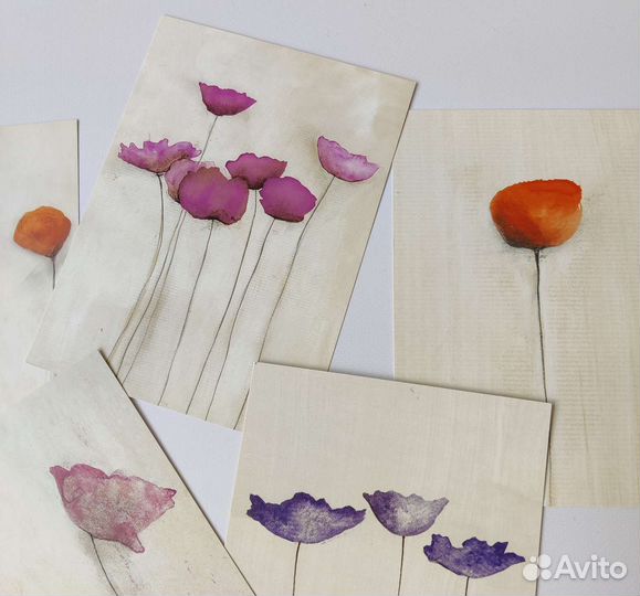 Постер Маки IKEA красные цветы Франция