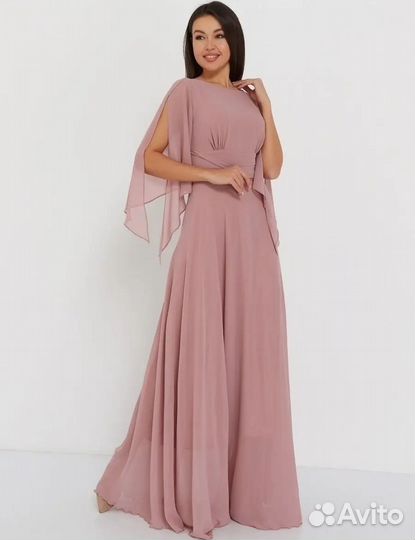 Шифоновое вечернее платье