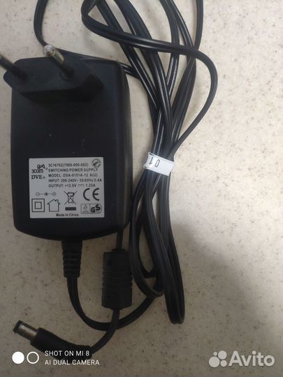 Блок питания 12v 1.25А