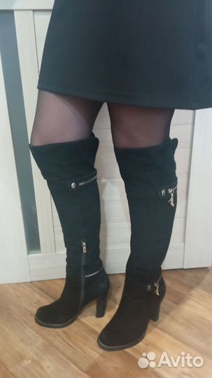 Сапоги- ботфорты Зима, размер 39