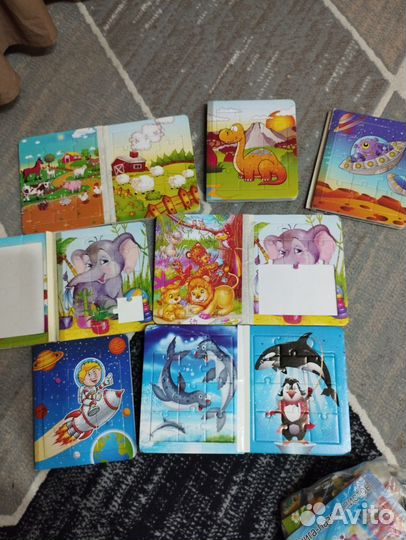 Пазлы для малышей пакетом