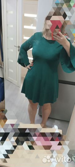 Замшевое платье 46 48